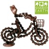Bicycle made with recycled materials