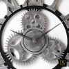 60cm 'Levi Greek' Grey Gear Design Clock
