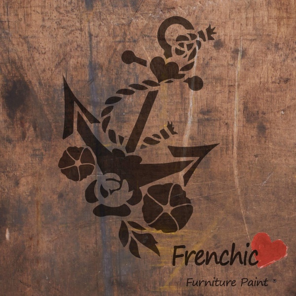 Frenchic Stencil Anchors Away