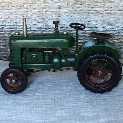 Vintage style Green Tractor Ornament