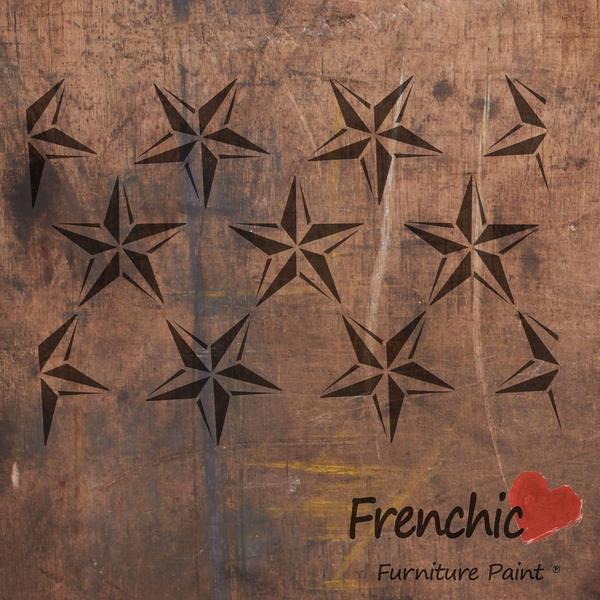 Frenchic Stencil Barn Star repeat