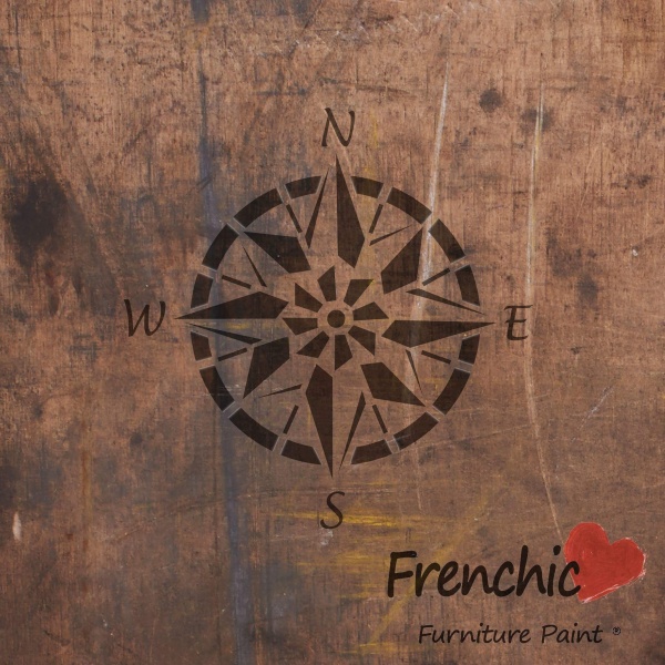 Frenchic Stencil Compass Point