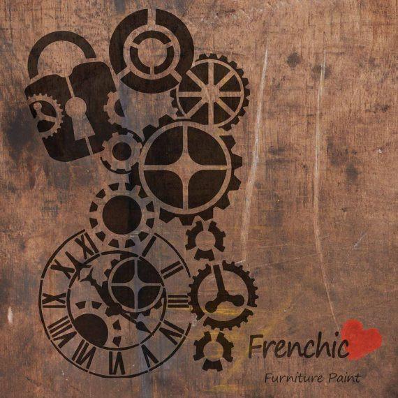 Frenchic Stencil Steam Punk